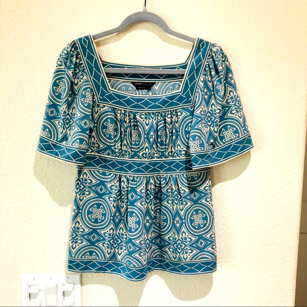 BCBG MaxAzria Knit Top Matte Jersey Small